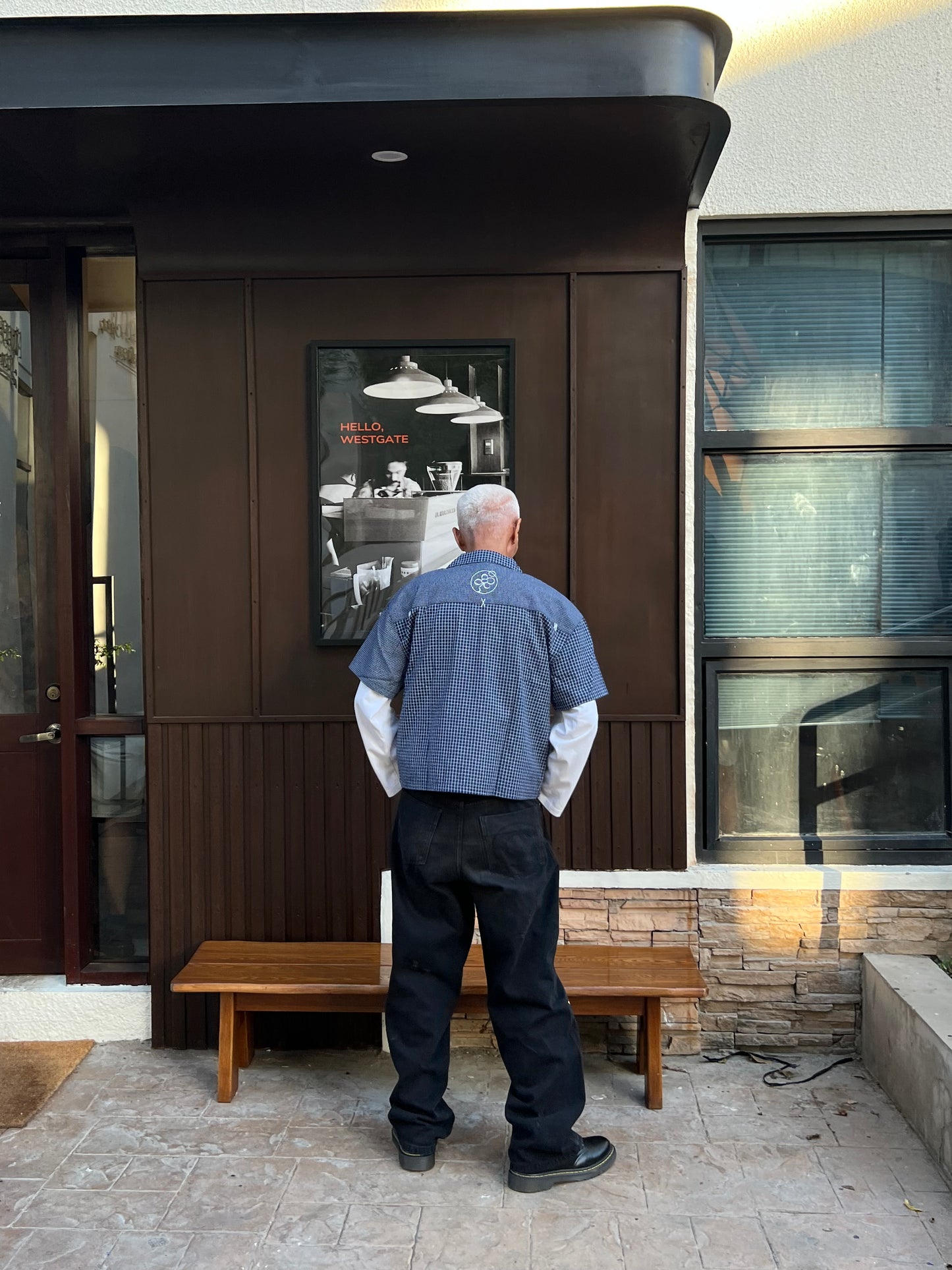 Dual Pattern Button-Up