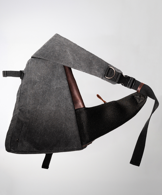 Leather Fold Sling Bag