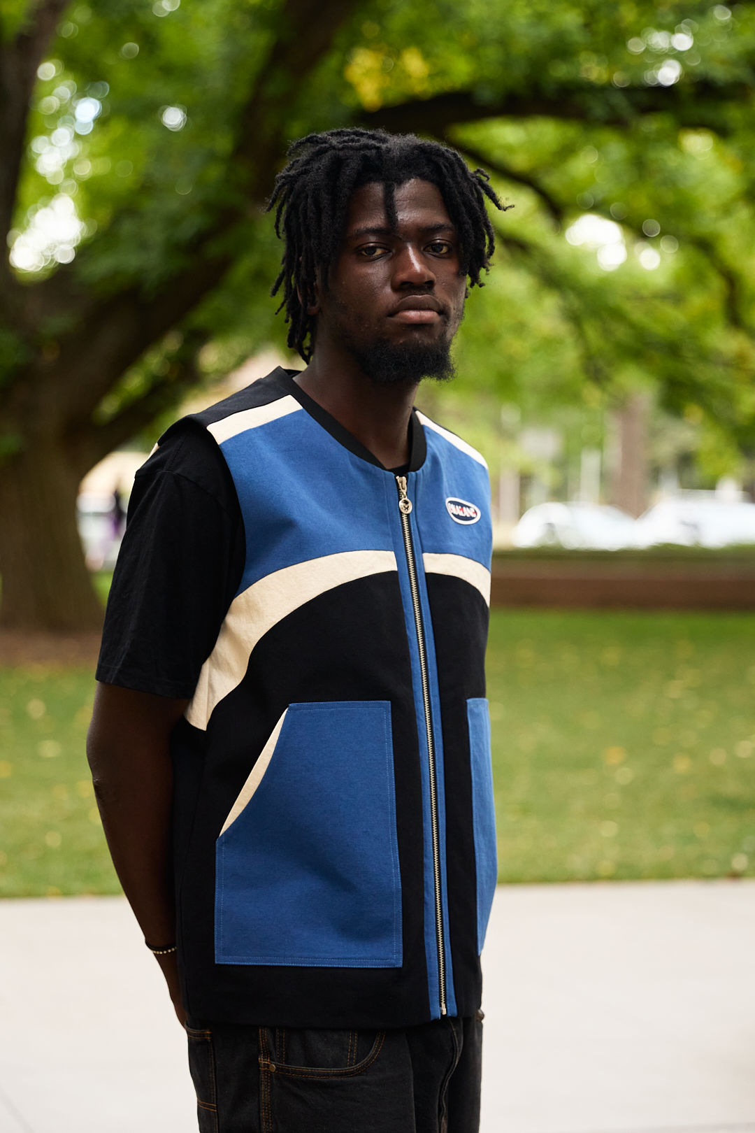 "Serpent & the Sun" Canvas Vest